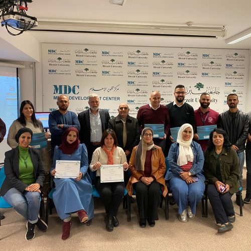 “Self-organization and Community Media Monitoring”- Birzeit University Palestine 2022